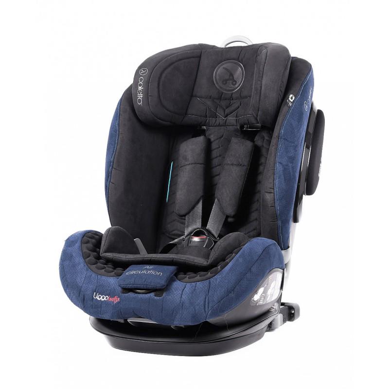Автокресло Coletto Uggo 1-2-3 группа 9-36 кг с системой Isofix и SIP Синий/Черный (Uggo)