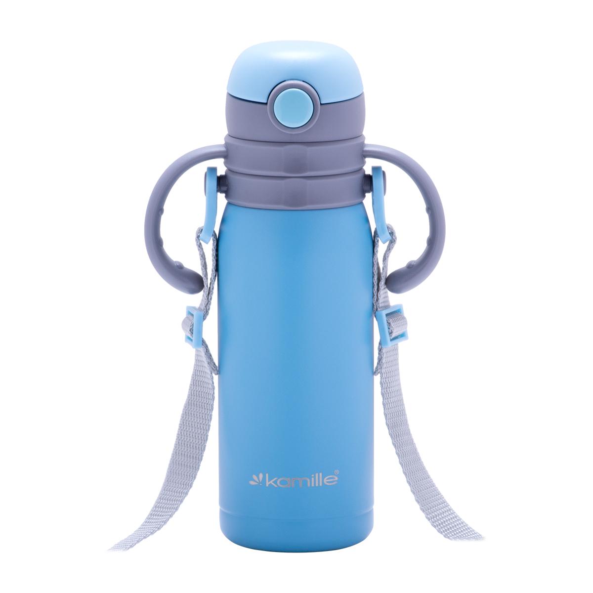Термобутылка детская Kamille из нержавеющей стали 450 мл Голубой (14897091)