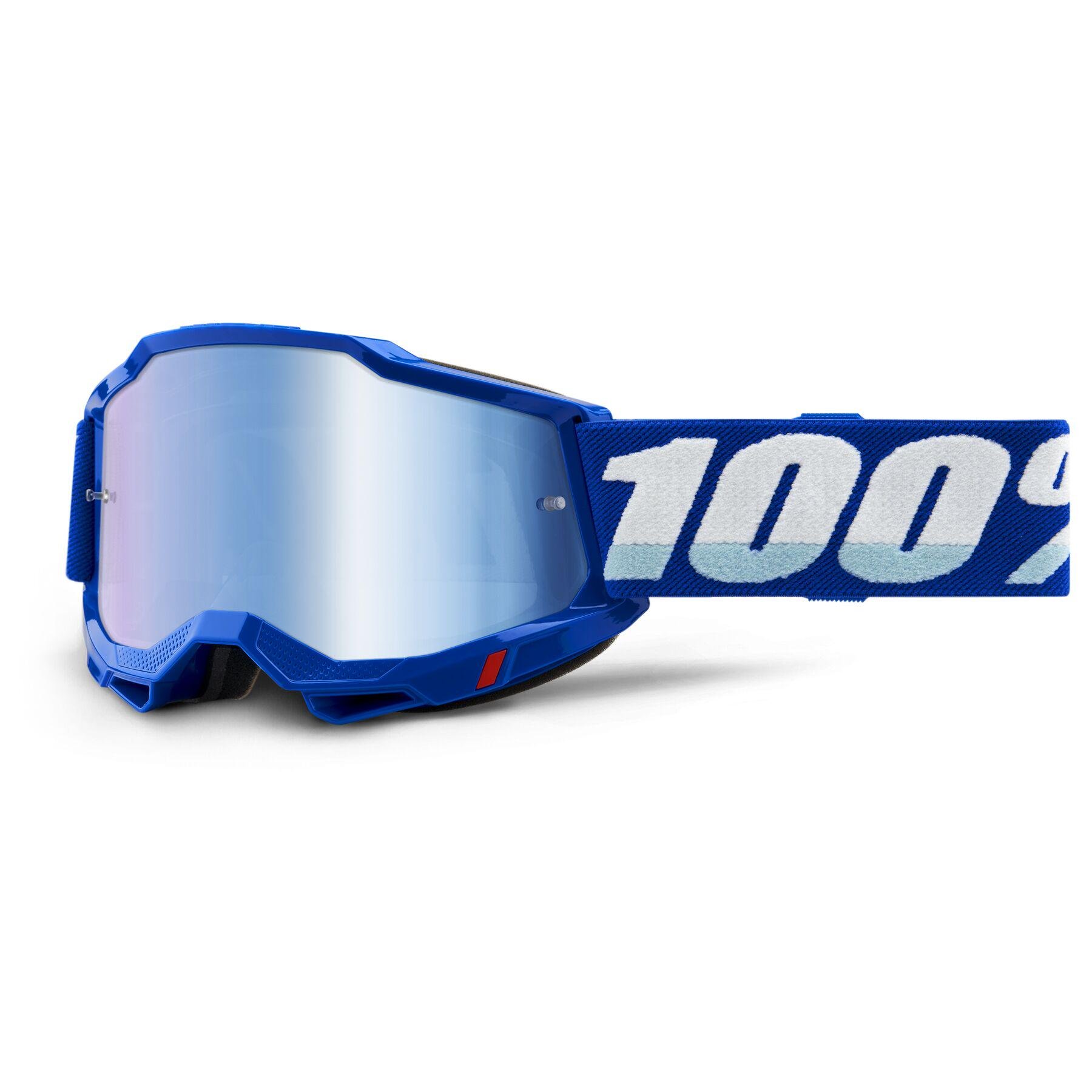 Мотоокуляри 100% ACCURI 2 Goggle Blue/Mirror Blue Lens (17778)