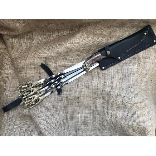 Набір шампурів Кабан з ножем