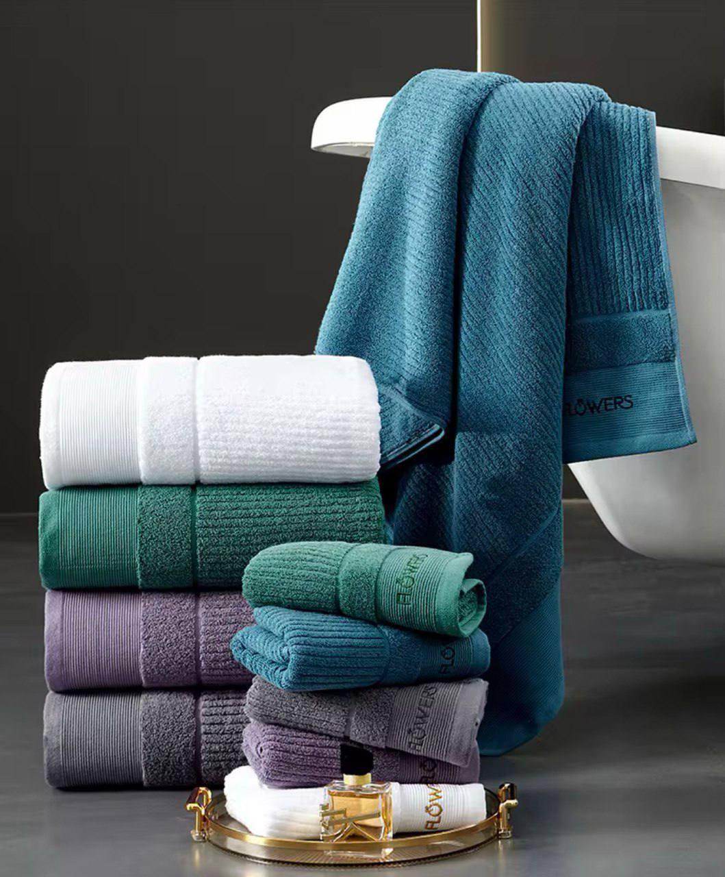 Набор полотенец Perfect Style 3в1 Темно-зеленый (NR3in1BathGreenPerfect) - фото 7 Набор полотенец Perfect Style 3в1 Темно-зеленый (NR3in1BathGreenPerfect) - фото 7