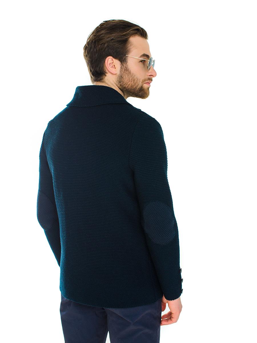 Трикотажний піджак SVTR р. 52 Темно-синій (369) - фото 2