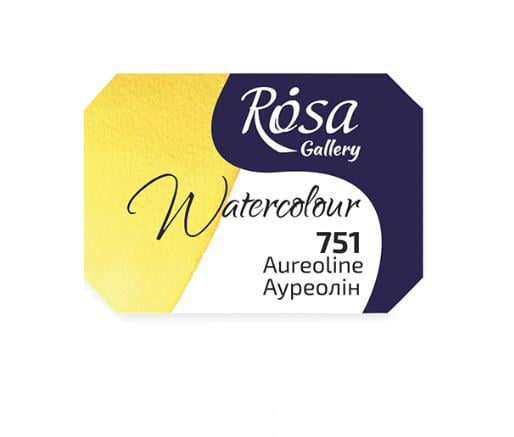Краска акварельная ROSA Gallery 2,5мл 6 шт. 751 Ауреолин (4823098517351 343751)