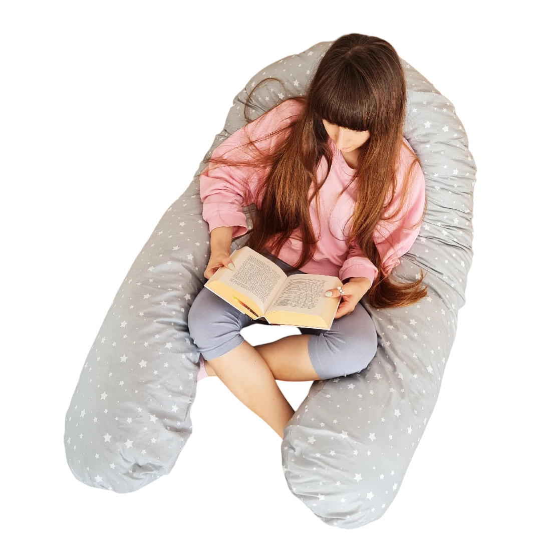 Подушка для вагітних U-подібна Котон 140 см (051) Подушка для вагітних U-подібна Котон 140 см (051)