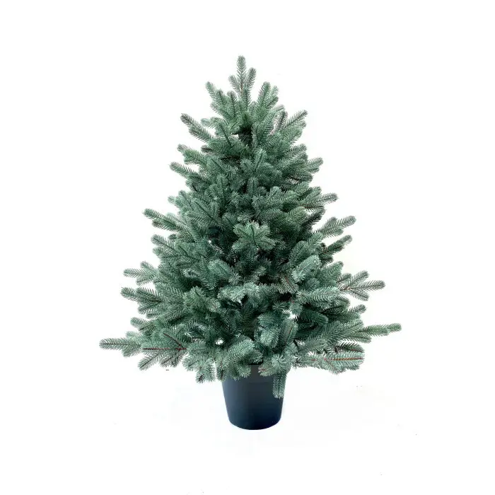 Елка искусственная литая Traditional в горшке 90 см Голубой (215N/90/B)