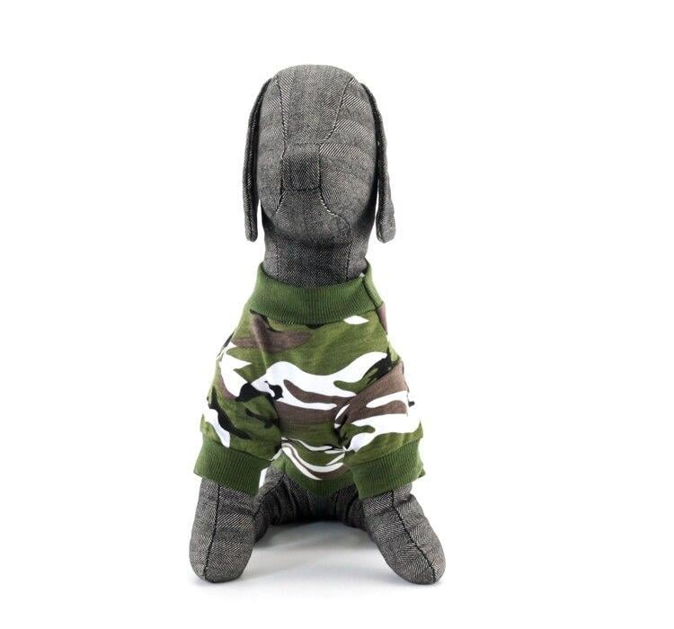 Футболка для собак XS Камуфляжний (1N0250) - фото 4 Футболка для собак XS Камуфляжний (1N0250) - фото 4