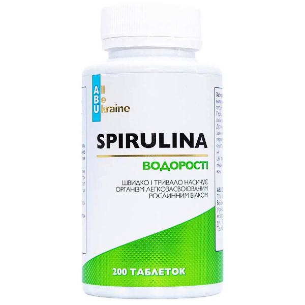 Спирулина All be Ukraine Spirulina 200 табл. (000022600) Спирулина All be Ukraine Spirulina 200 табл. (000022600)