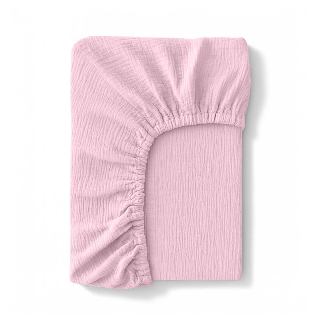 Простынь на резинке Cosas BABY BLUSH муслин 160х200х20 см (4822052494356) Простынь на резинке Cosas BABY BLUSH муслин 160х200х20 см (4822052494356)