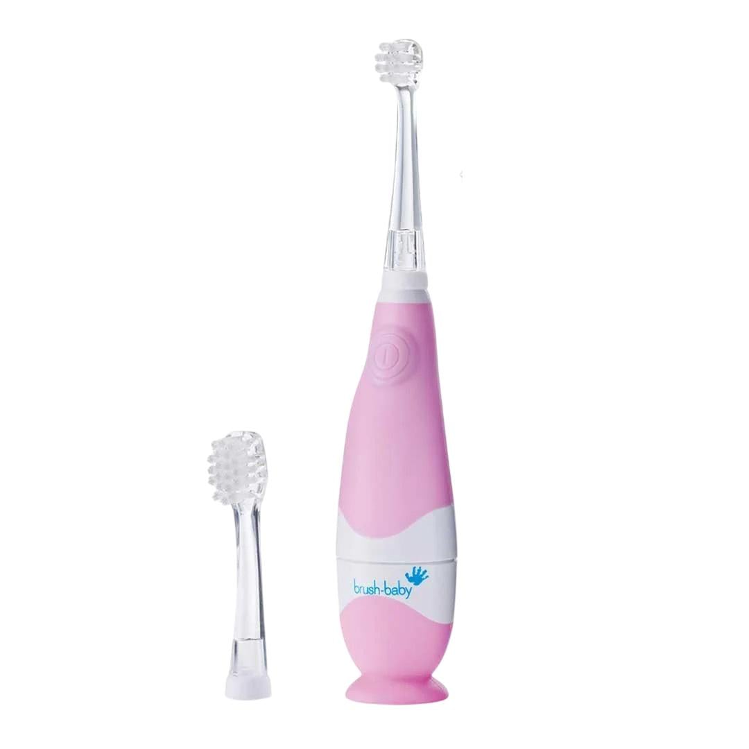 Зубна щітка звукова Brush-Baby BabySonic від 0 до 3 років Рожевий (4768)