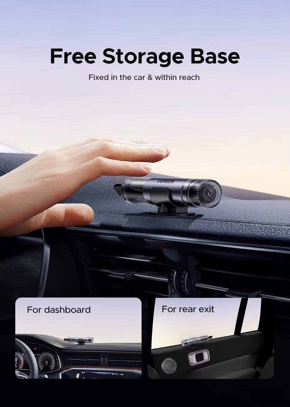 Різак для ременів безпеки UGREEN LP821 Grey (35347) - фото 5 Різак для ременів безпеки UGREEN LP821 Grey (35347) - фото 5