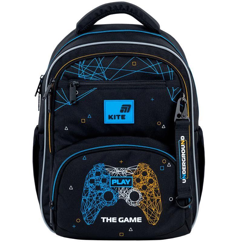 Рюкзак школьный KITE Education Next Level 39x28,5x13,5 см 13,5 л Черный (K26-773M-4)