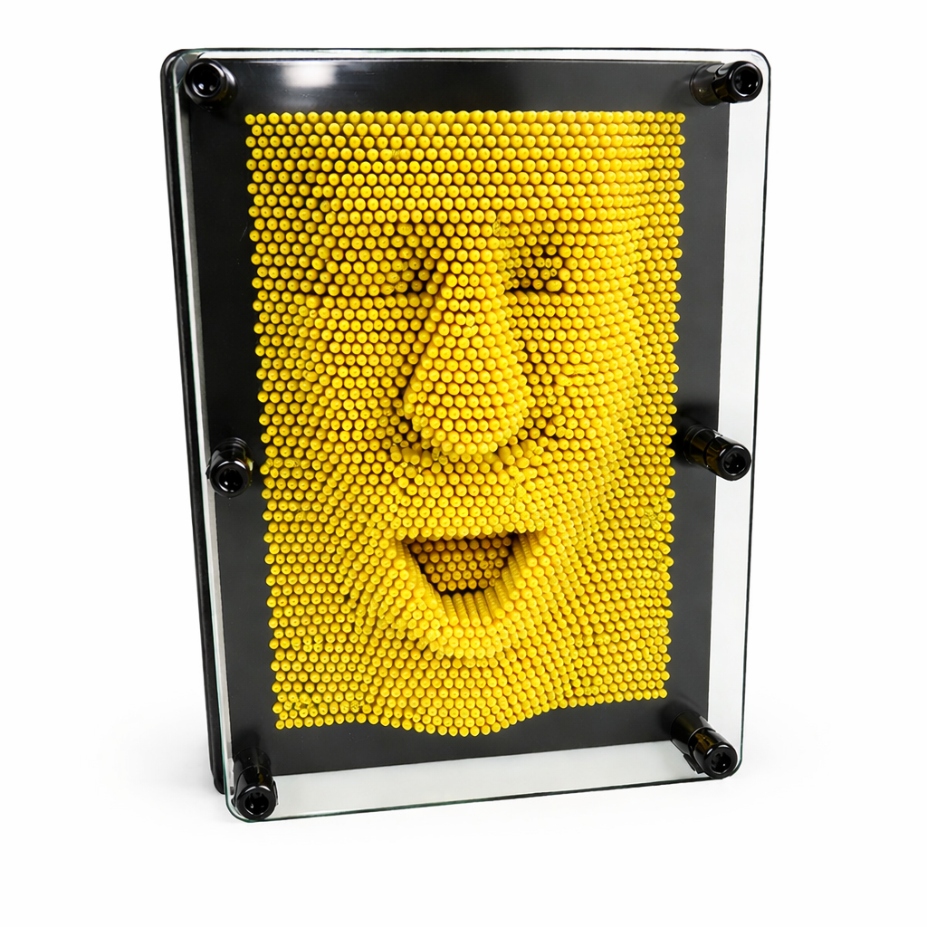 Іграшка антистрес Пінарт Гвоздики 3D 20 см Жовтий (1853)