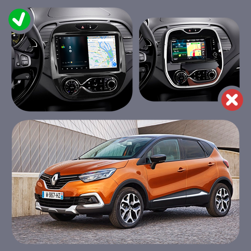 Магнітола штатна Lesko для Renault Captur I 2012-2017 екран 9" 4/32Gb/4G/ Wi-Fi/CarPlay Premium GPS Android - фото 3