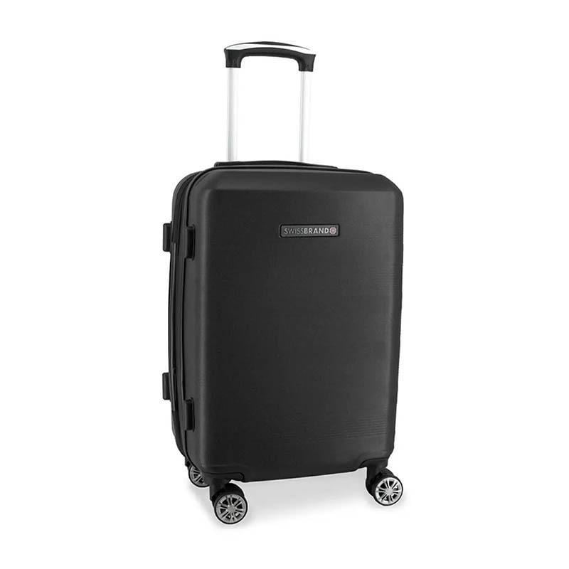 Валіза на 4-х колесах Swissbrand Cardiff S 39-45 л Black (DAS301869)