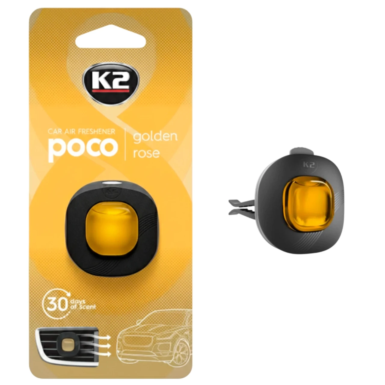 Ароматизатор для салона авто Poco Золотая роза 30 г