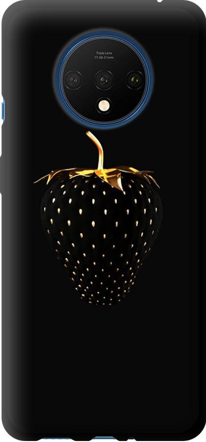 Чехол на OnePlus 7T Черная клубника (3585b-1809-42517)