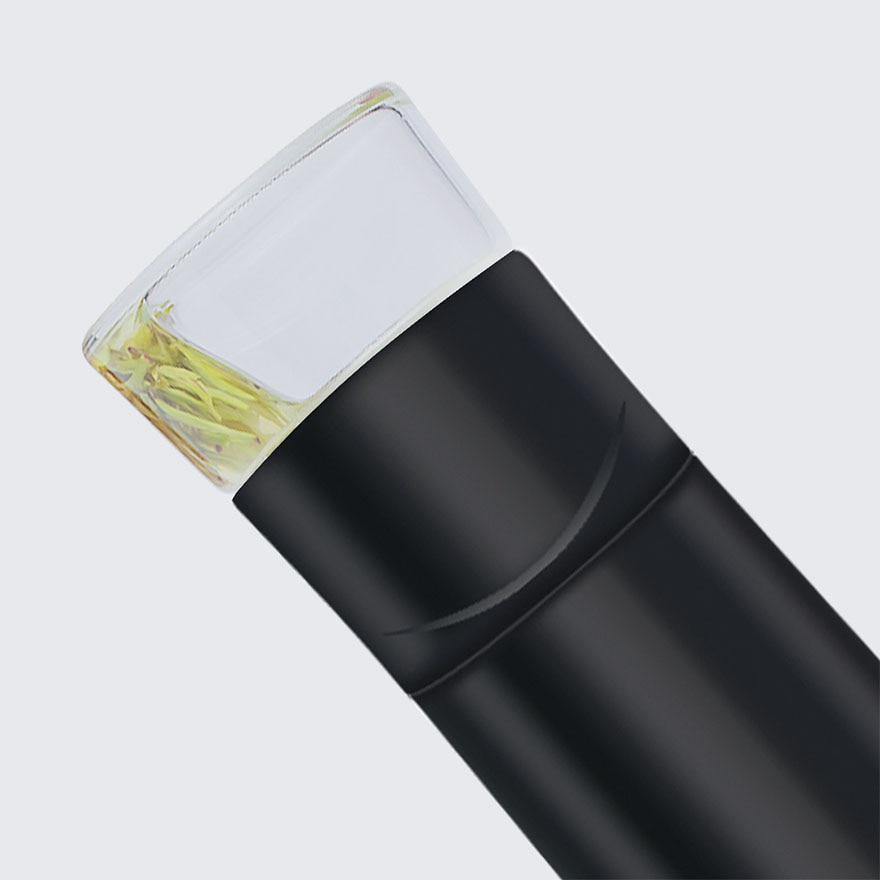 Заварочный термос Pinztea Mug 300 мл Black (PZ7B010001) - фото 2