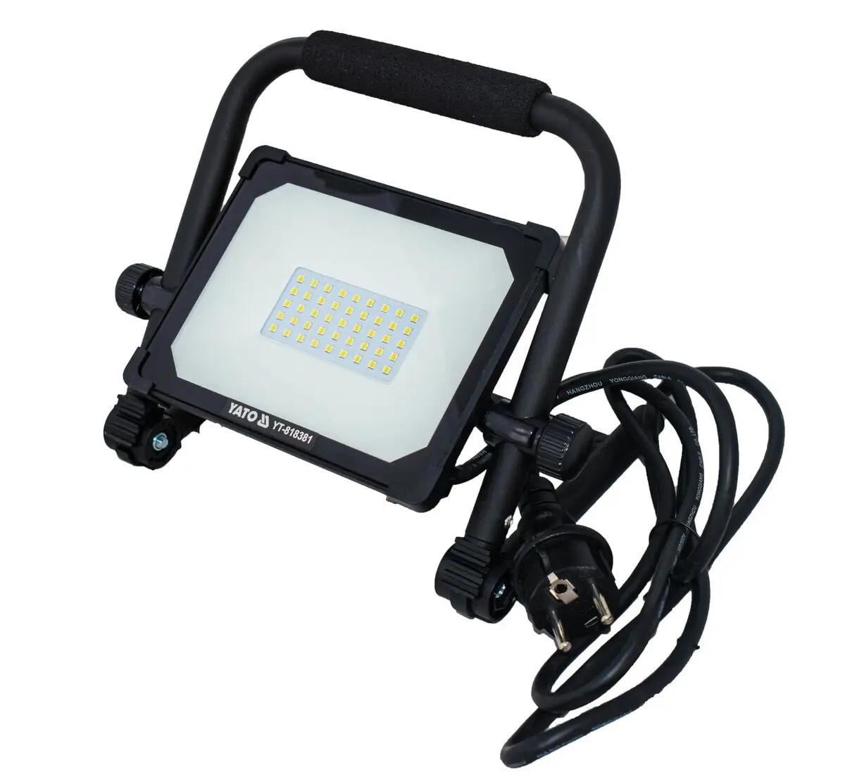 Прожектор переносной YATO с SMD-диодным излучателем 45 диодов 30 Вт 230V 2850 Лм (27803048)