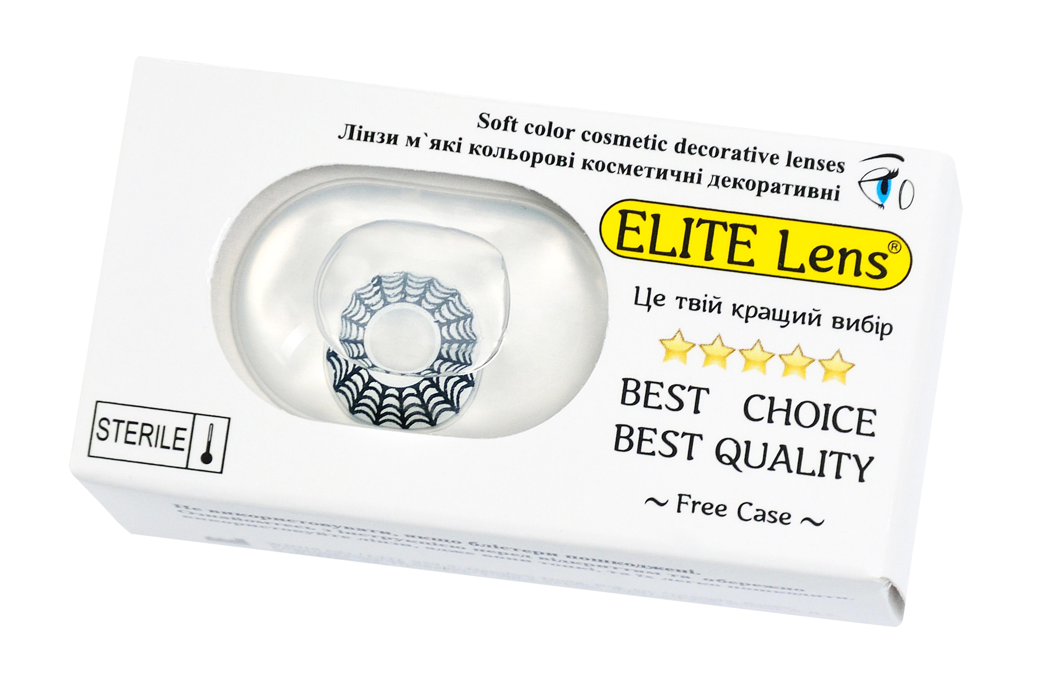 Контактные линзы Elite Lens Спайдер 2 шт. (12838134)