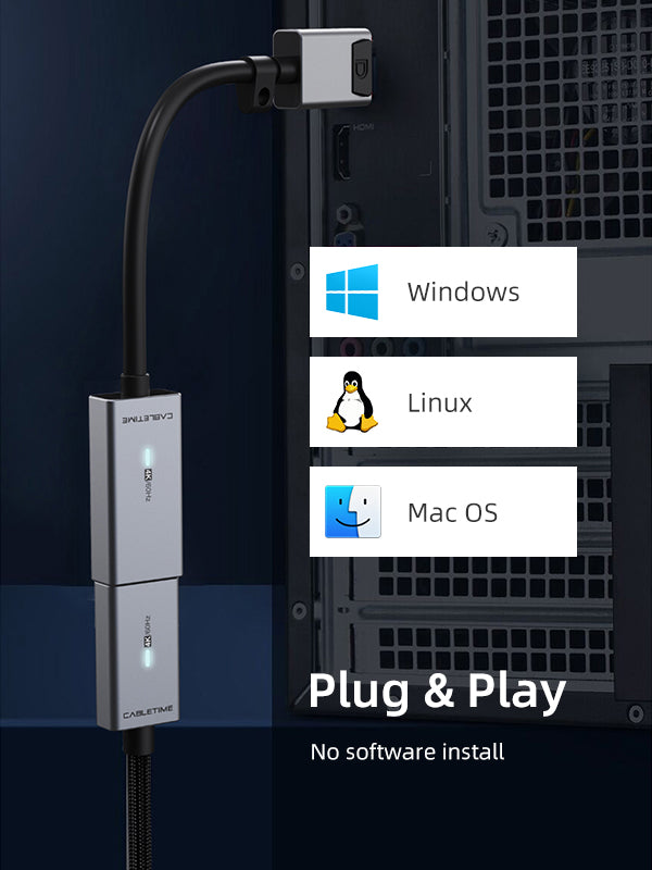 Переходник Сabletime DisplayPort HDMI v2.0 4K 60Hz 0,2м (CP20A) - фото 5 Переходник Сabletime DisplayPort HDMI v2.0 4K 60Hz 0,2м (CP20A) - фото 5