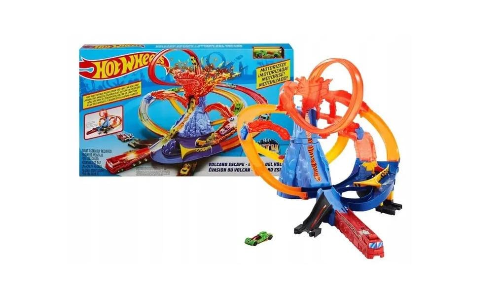 Набор машинок для мальчика Mattel Hot Wheels Автомобильный трек Вулкан (FTD61) Набор машинок для мальчика Mattel Hot Wheels Автомобильный трек Вулкан (FTD61)