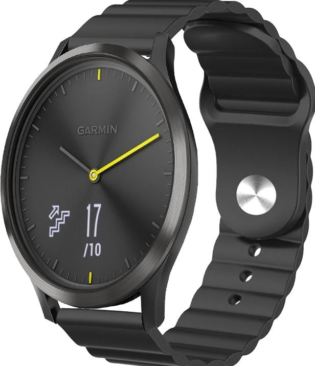 Ремешок Wave для Garmin Vivomove HR Black (16645) Ремешок Wave для Garmin Vivomove HR Black (16645)