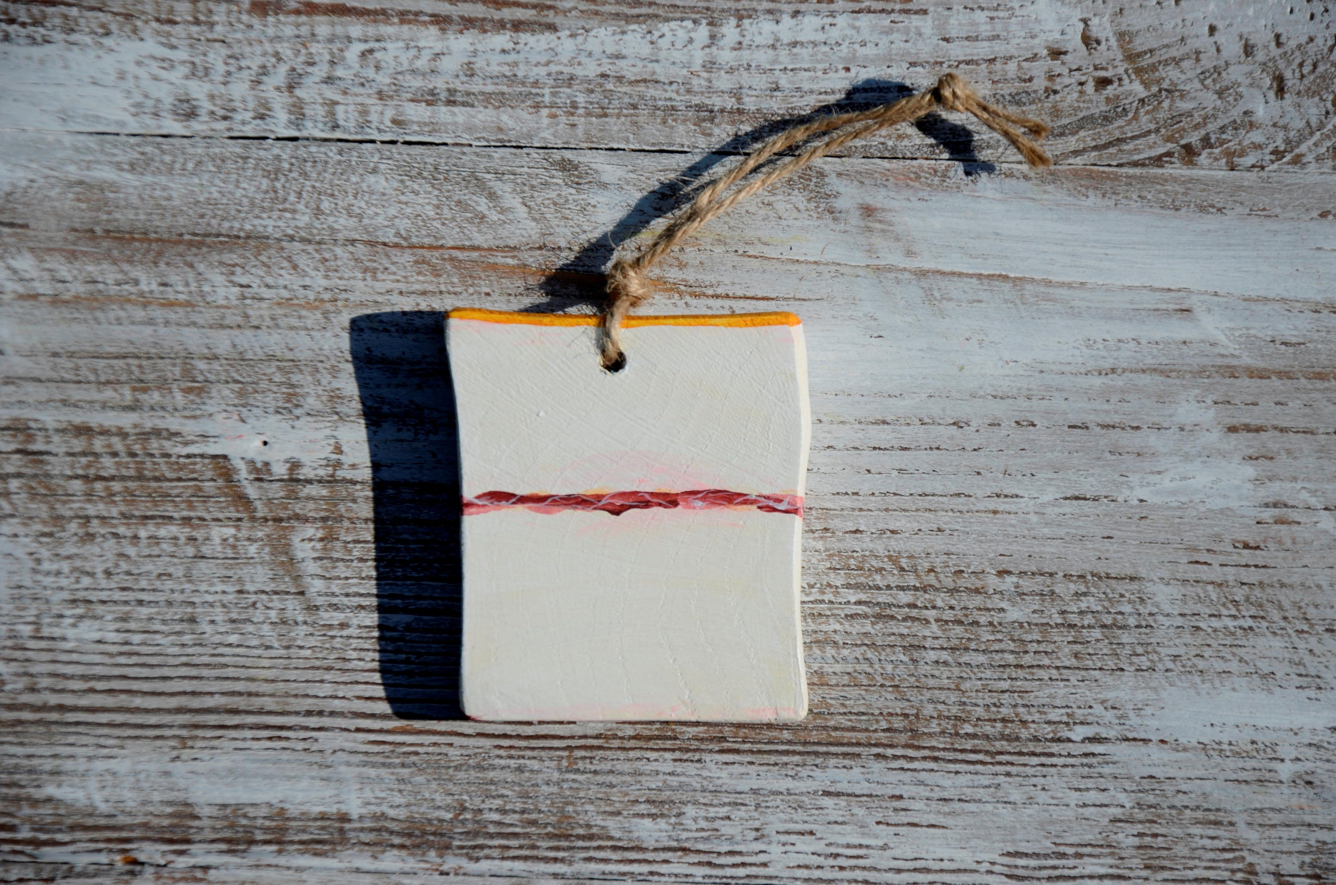 Ялинкова іграшка Lucy Kozyra Сало дерев'яна розмальована вручну