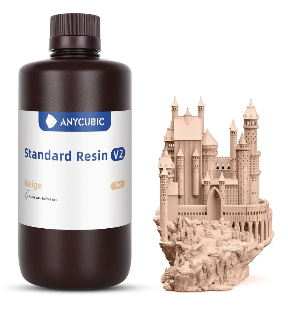 Фотополимерная смола Anycubic Standard Resin V2 Beige (SBZ2BG-102A)