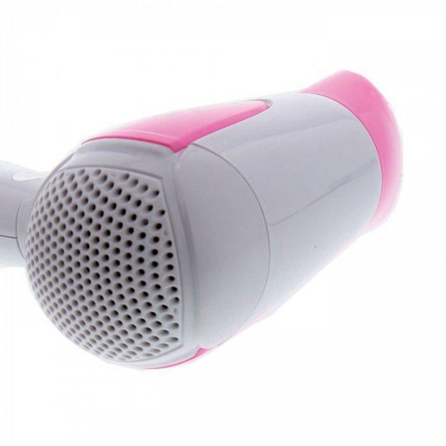 Фен дорожный Gemei Gm-1756 1200 Вт со складной ручкой Белый (GR-05271) - фото 4 Фен дорожный Gemei Gm-1756 1200 Вт со складной ручкой Белый (GR-05271) - фото 4