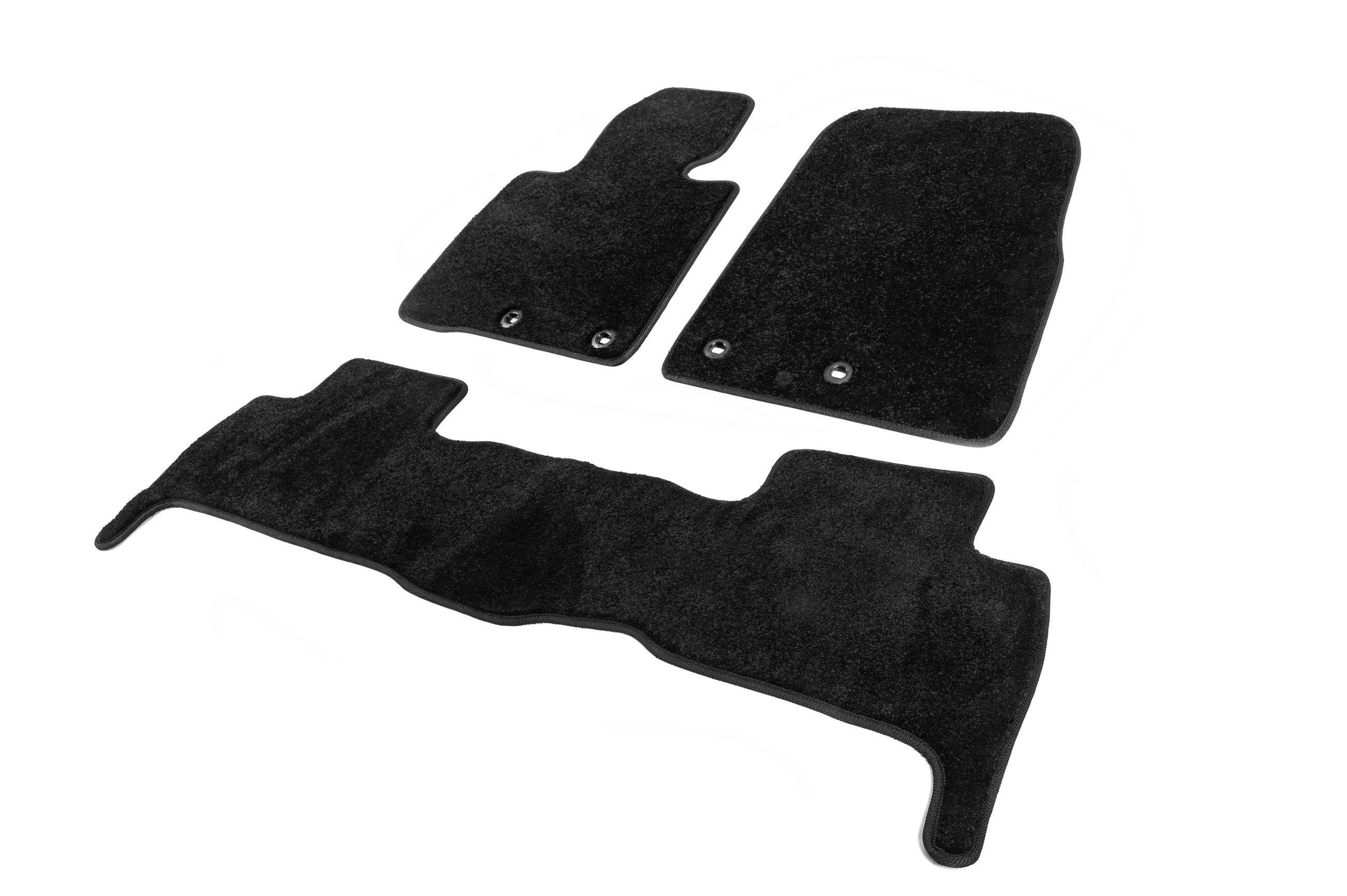 Коврики автомобильные текстильные текстильные V-2 2012-2021 Digital Designs Deluxe для Toyota Land Cruiser 200 Черный (156286)
