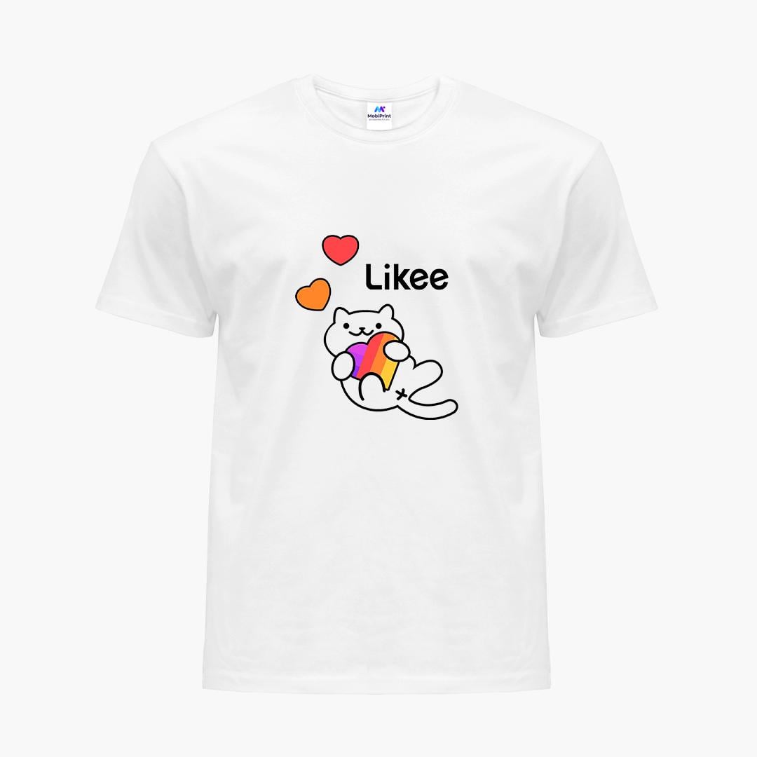 Футболка дитяча Likee Cat Білий (9224-1039-8) Футболка дитяча Likee Cat Білий (9224-1039-8)