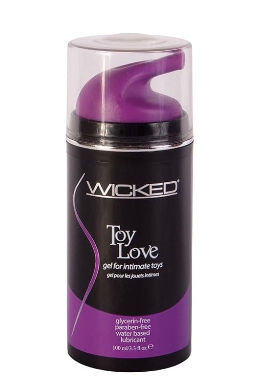 Лубрикант для секс девайсов WICKED Toy Love на водной основе без глицерина 100 мл (2179348388)