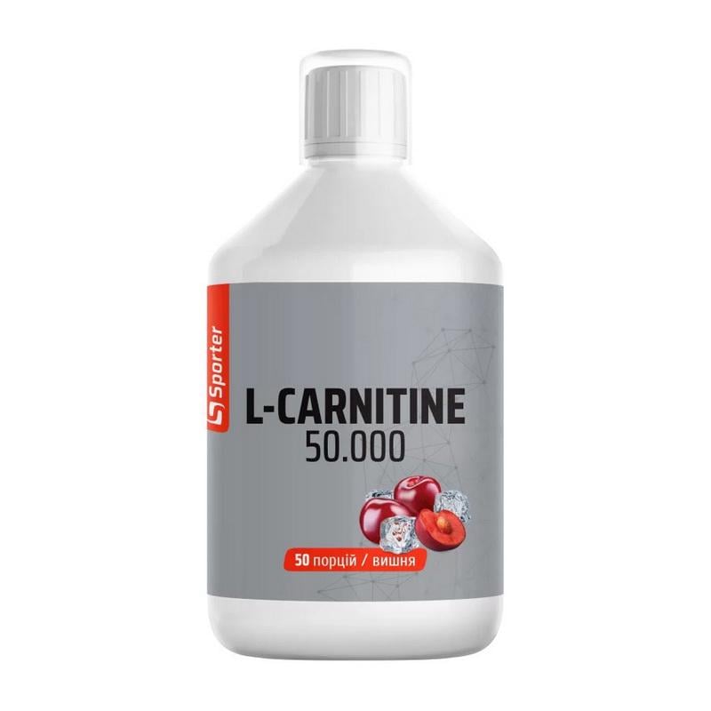 L-карнитин тартрат жидкий Sporter L-Carnitine 50.000 Liquid 500 мл Вишня
