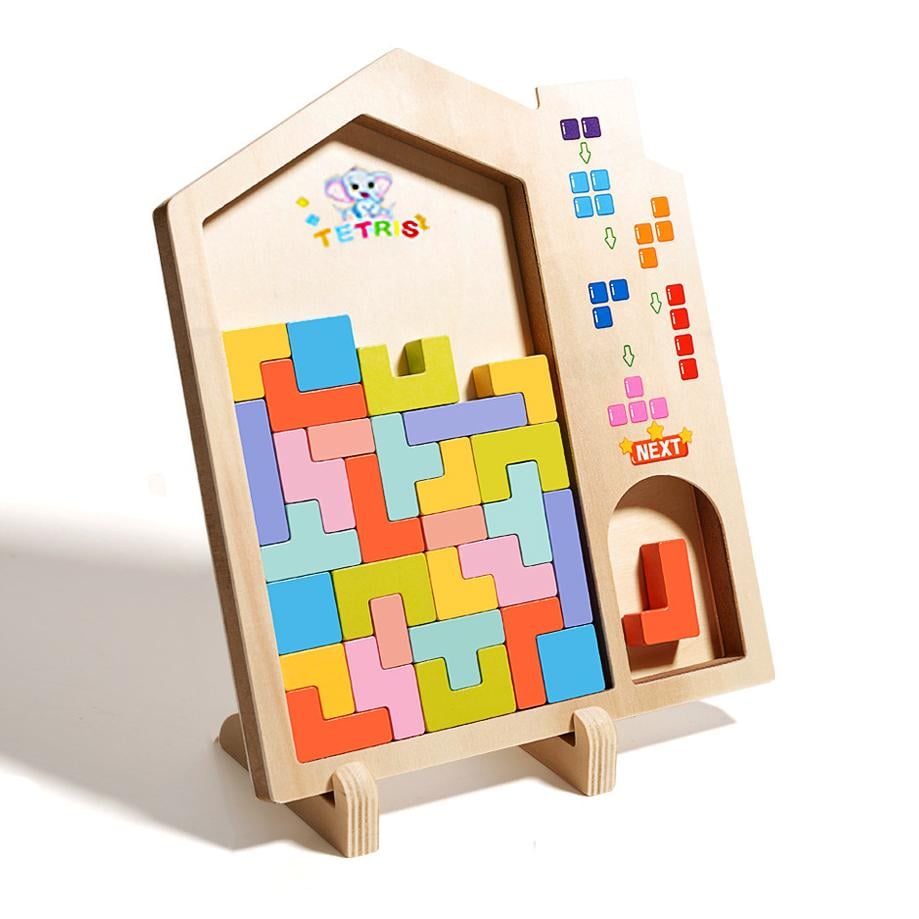 Тетрис-головоломка 3D для детей деревянный 37 дет. (TETDUT-1411)