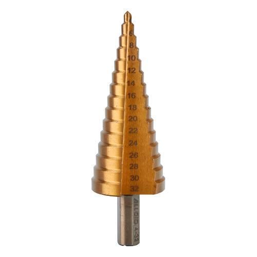 Свердло Alloid ступінчасте по металу HSS 4-32 мм