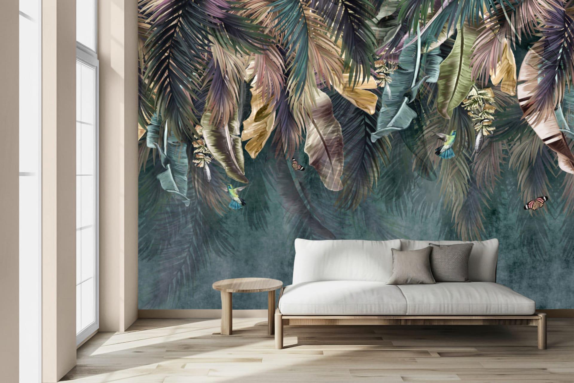 Фотошпалери флізелінові Styleo Print-walls Пальмове листя 025 300х250 см (Pw-025/2)