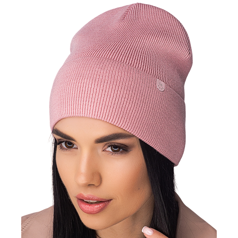 Шапка женская Leks Молния шерстяная на флисовой подкладке с отворотом One size Розовый рассвет (127405) Шапка женская Leks Молния шерстяная на флисовой подкладке с отворотом One size Розовый рассвет (127405)