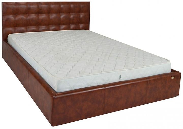 Кровать-подиум двуспальная ChesterNew Design Standart Madras экокожа 140х190 см Коричневый Кровать-подиум двуспальная ChesterNew Design Standart Madras экокожа 140х190 см Коричневый