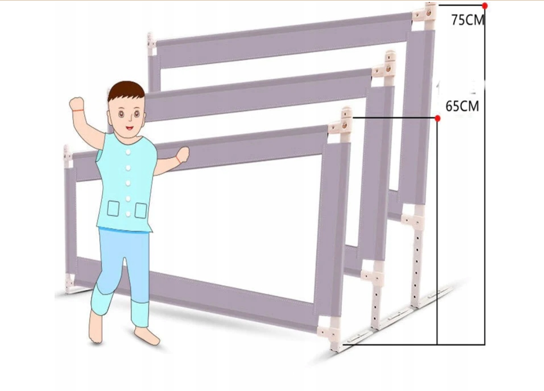 Борти на ліжко Lapchu 200х180 см 3 сторони - фото 10