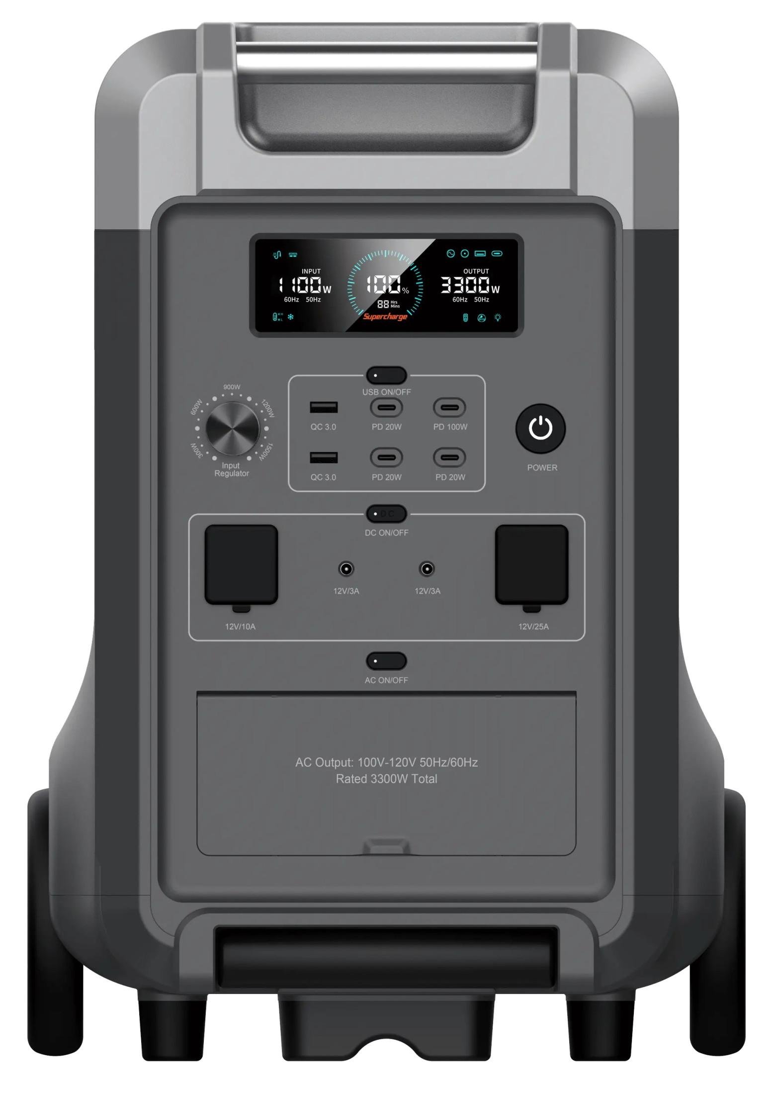 Зарядна станція GK-3600LiFePO4 портативна 3600 W - фото 3