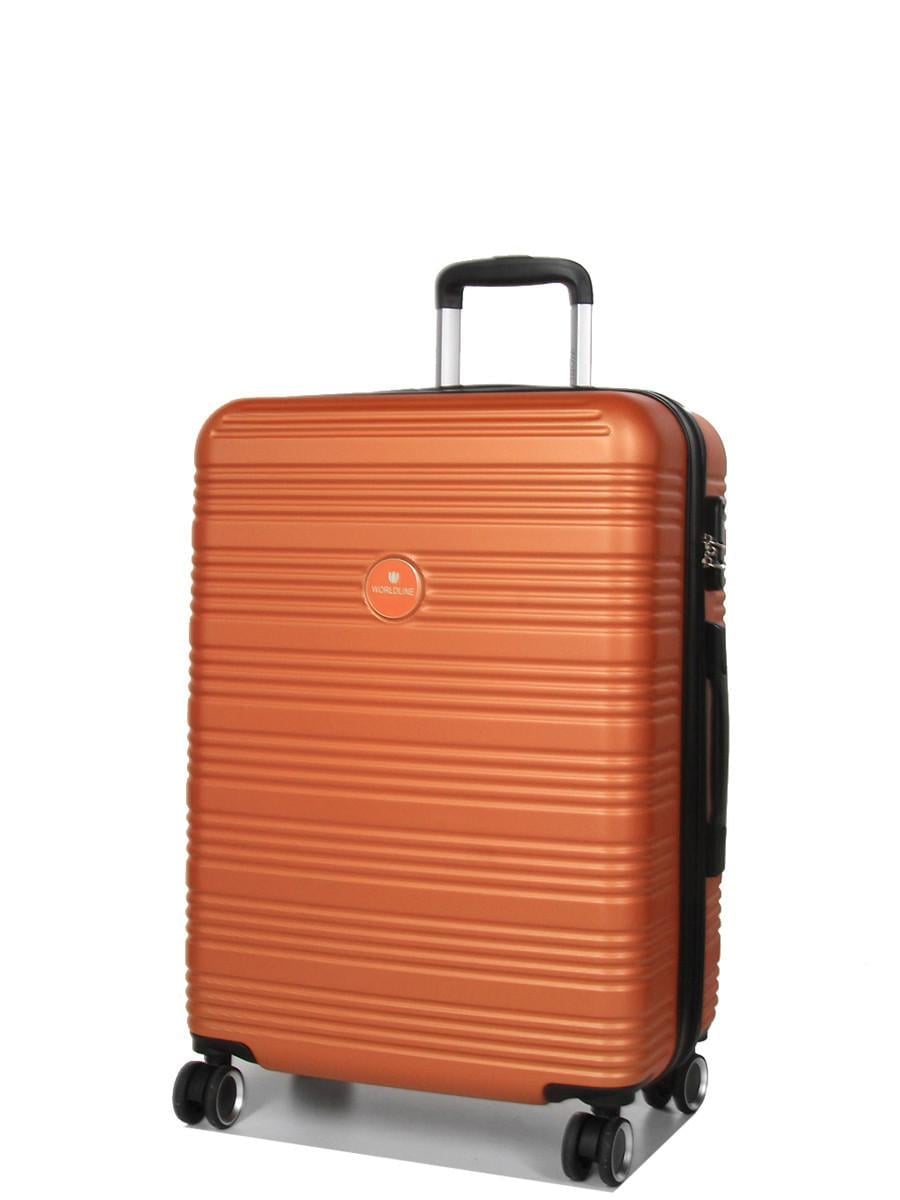 Чемодан Франция малый Worldline S 55х40х25+5 см 50 л 2,9 кг Оранжевый (805)