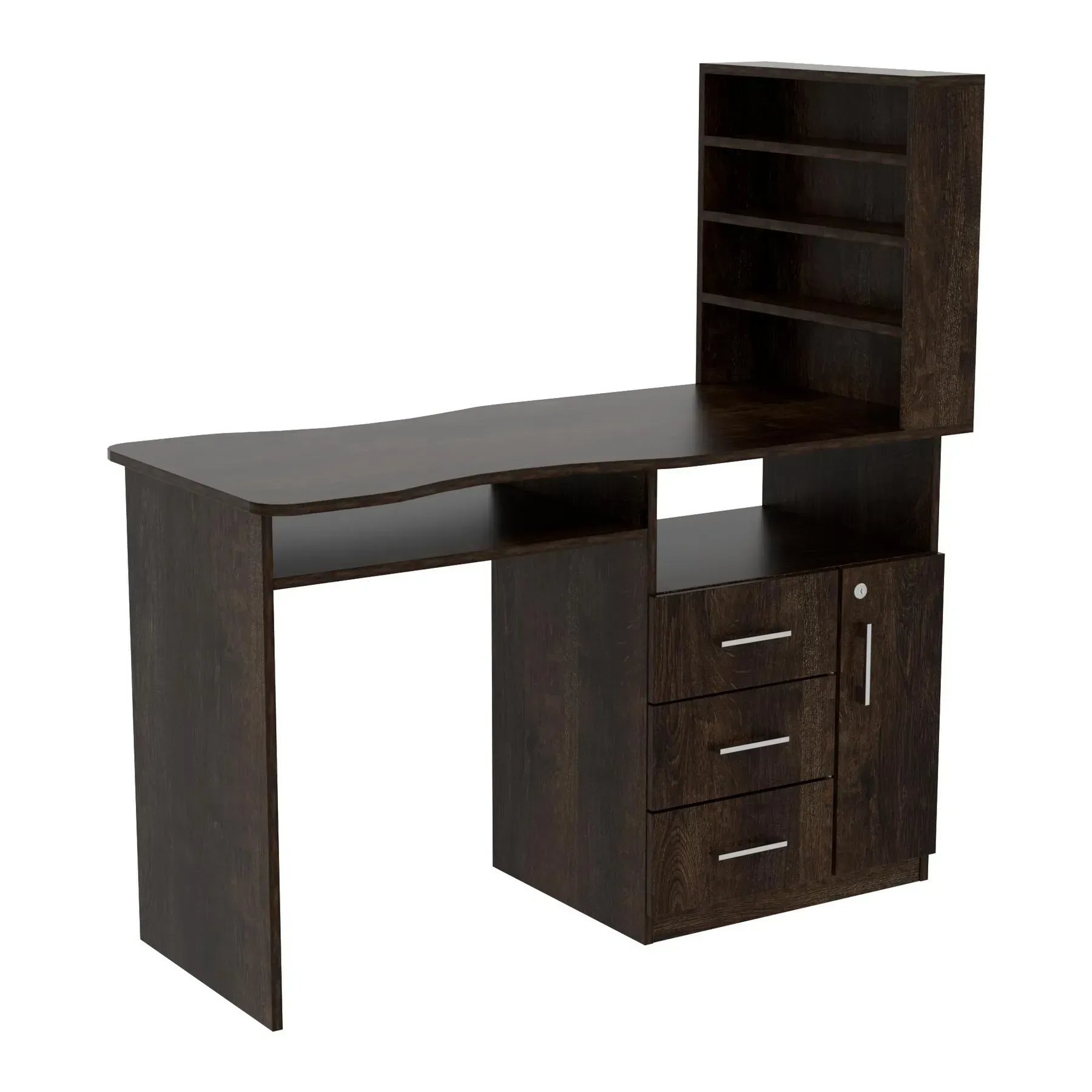 Стол маникюрный Kontinent СМ-1 правый 1230х550х1264 мм Дуб Конкордия (29060037) - фото 1 Стол маникюрный Kontinent СМ-1 правый 1230х550х1264 мм Дуб Конкордия (29060037) - фото 1