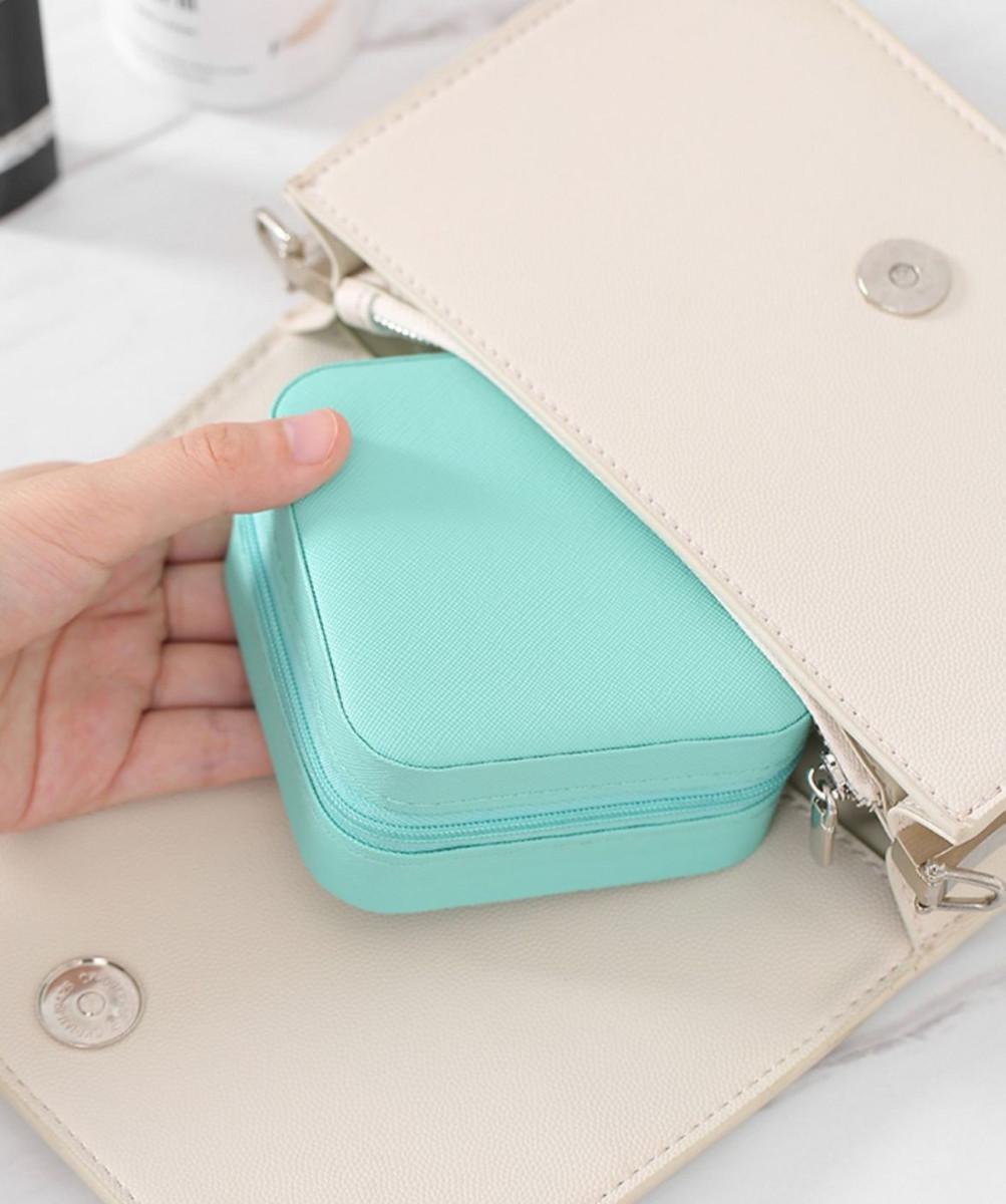 Органайзер для біжутерії та прикрас 15016 бірюзовий (5002594) - фото 5 Органайзер для біжутерії та прикрас 15016 бірюзовий (5002594) - фото 5