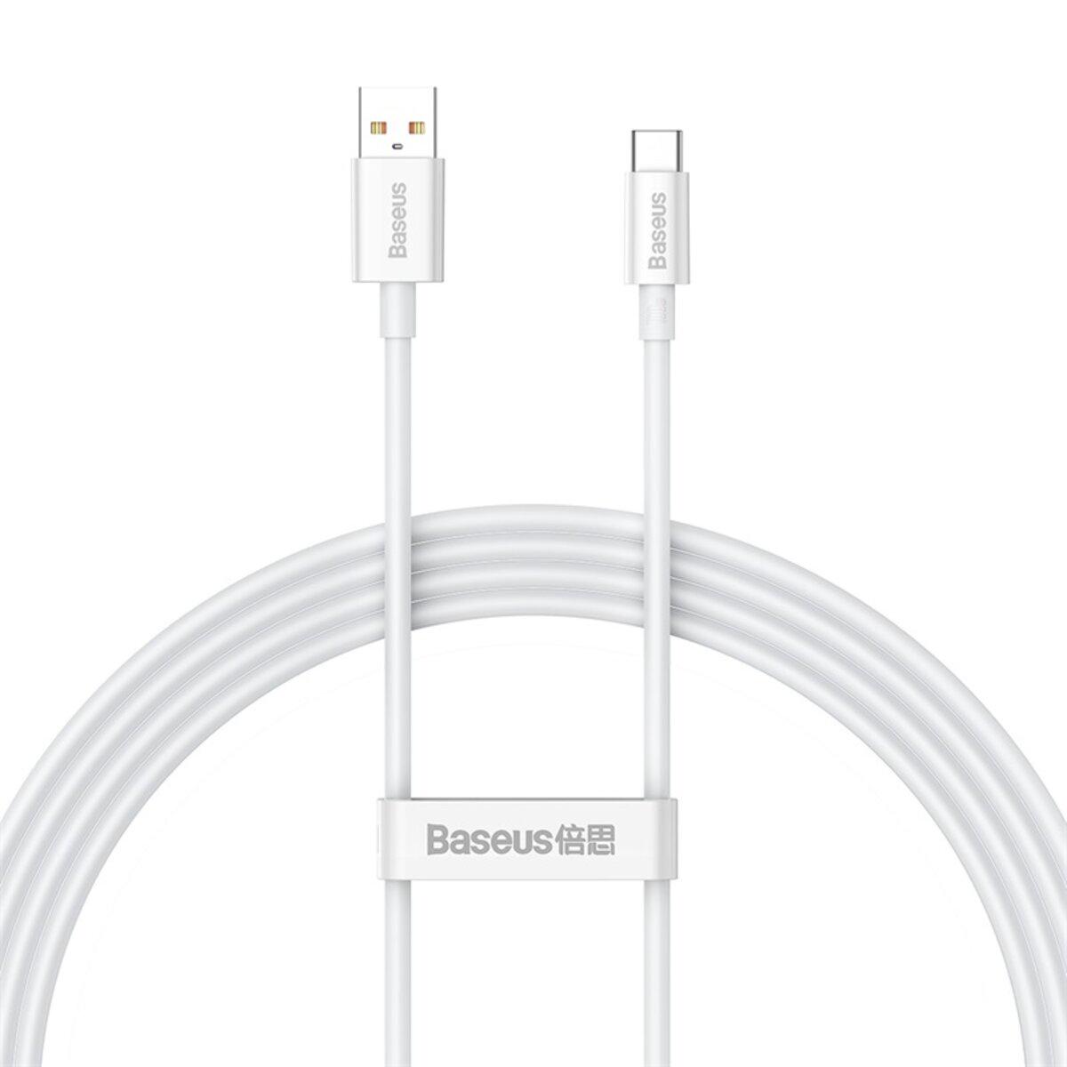 Кабель BASEUS Superior Series Fast Charging Data Cable USB to Type-C 100W 1,5 м White (P10320102214-02)