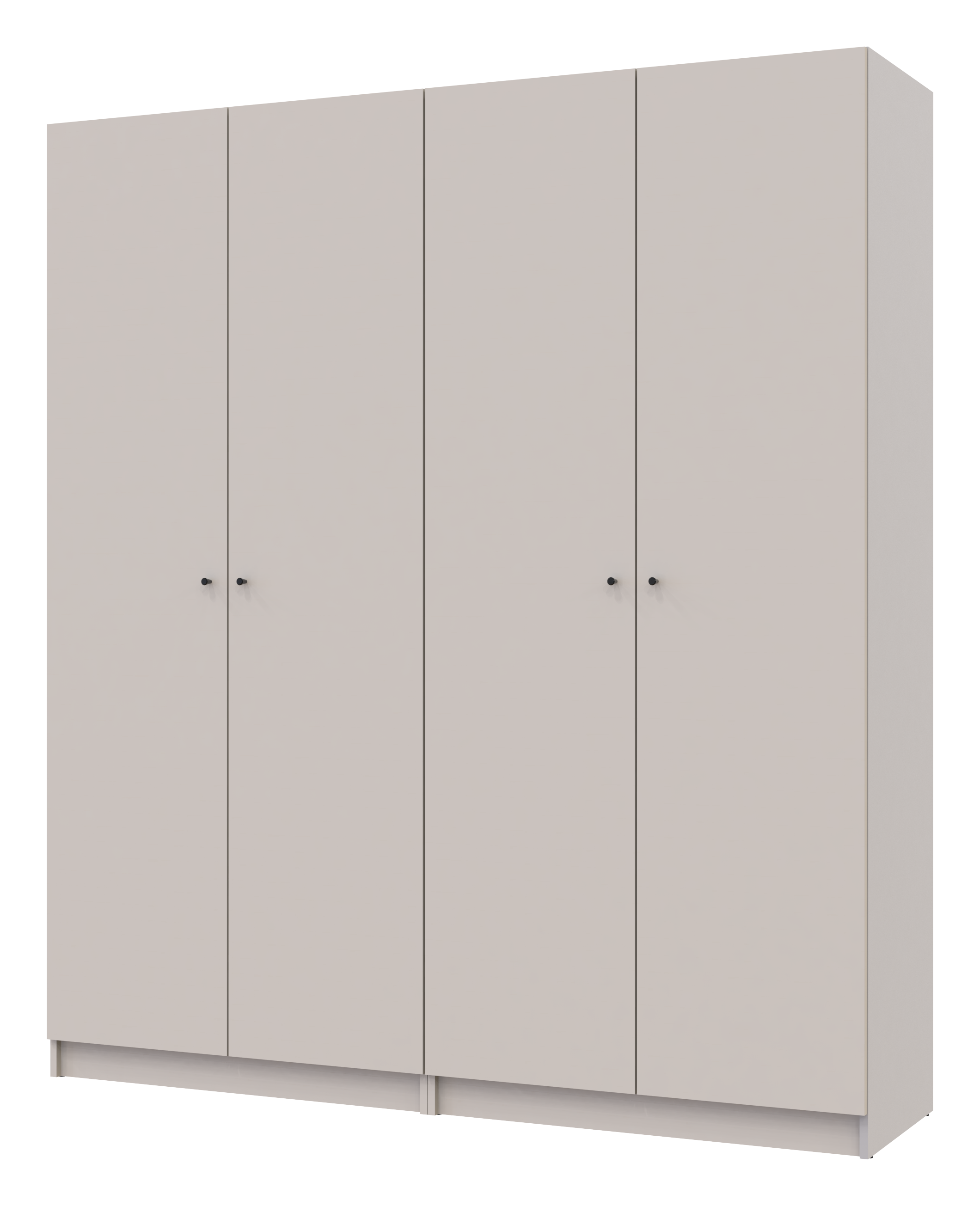 Комплект шаф для одягу з полицями Doros Промо 180х48х204 см 2 шт. Кашемір (DRS-011466)
