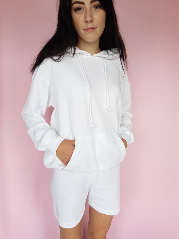 Костюм двойка: худи и шорты Missguided S Белый (9903/42) - фото 1 Костюм двойка: худи и шорты Missguided S Белый (9903/42) - фото 1