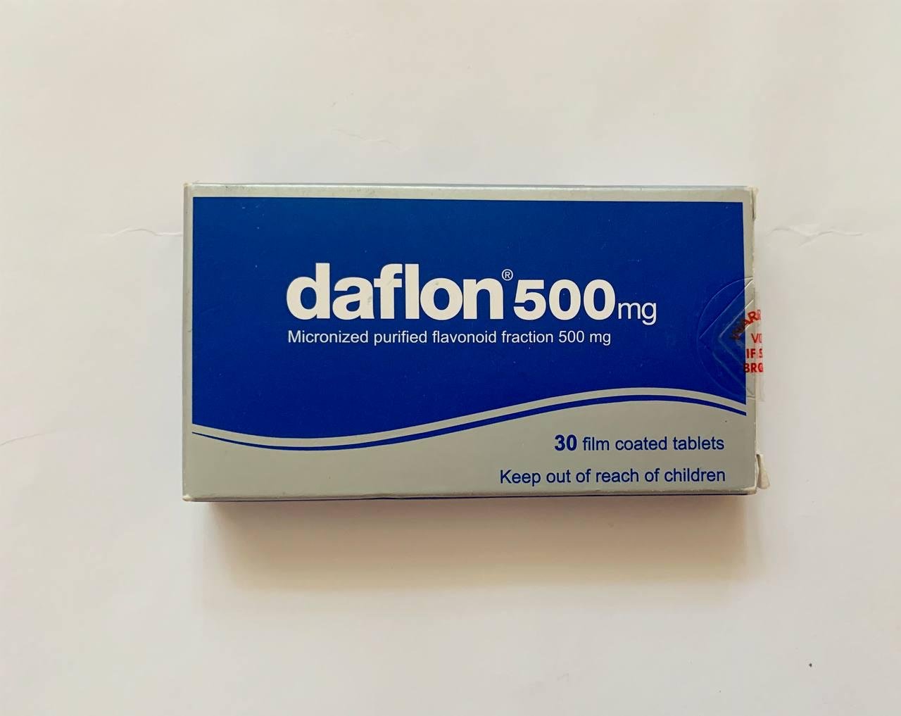 Препарат для профілактики та терапії патологій кровообігу та геморою Daflon 500 мг
