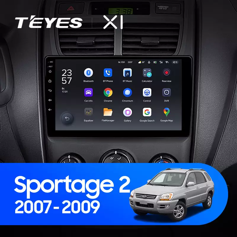 Автомагнітола штатна Teyes X1 для Kia Sportage 2 2007-2009 Android 2/32 Гб Wi-Fi/4G (1665592520) - фото 3