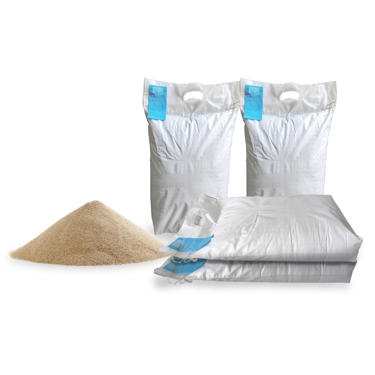 Пісок кварцовий для піскоструму фракція 0,4-0,8 мм 100 кг (2333283111)