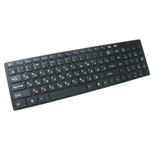 Комплект клавіатура та миша бездротова keyboard K06 Black (004050) - фото 2